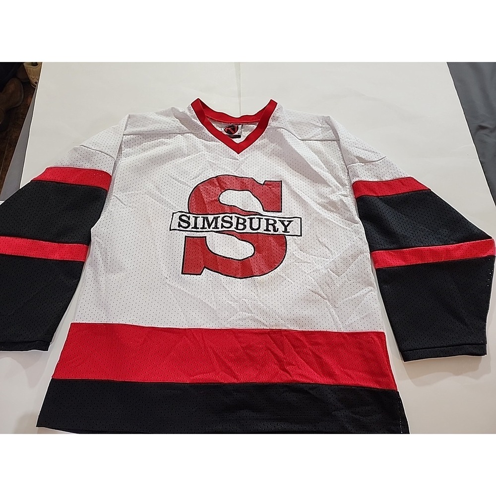 SIMSBURY CONNECTICUT HOCKEY JERSEY Oversized‎ Size Med